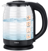 Электрический чайник TWIX HMKT-15 GLASS & BLACK