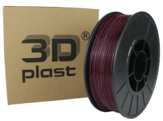 Філамент 3Dplast PETG 1.75mm 0.85kg burgundy (3DPTG17508BRD)