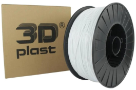 Филамент 3Dplast PETG 1.75mm 3kg white (3DPTG1753WHT)