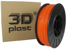 Філамент 3Dplast PLA 1.75mm 0.85kg orange (3DPLA17508OR)