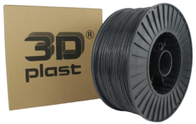 Філамент 3Dplast PLA 1.75mm 3kg gray - graphit (3DPLA1753GRGF)