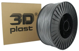 Філамент 3Dplast PLA 1.75mm 3kg gray - metallic (3DPLA1753GRMT)