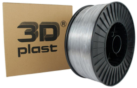 Филамент 3Dplast PETG 1.75mm 3kg transparent (3DPTG1753CLER)