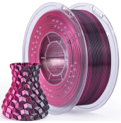 Филамент ELEGOO PLA Silk 1kg 1.75mm black red (50.203.0335)