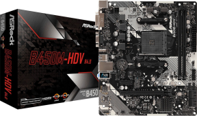 Материнська плата ASrock B450M-HDV R4.0 Socket AM4 Материнська плата ASrock B450M-HDV R4.0 Socket AM4