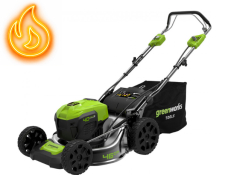 Газонокосилка аккумуляторна GreenWorks GD40LM46SP 40V