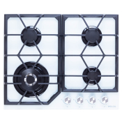 Поверхня газова на склі WEILOR GG W 604 WH Поверхня газова на склі WEILOR GG W 604 WH