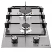 Поверхня газова Domino на металі Perfelli HGM 31414 I Поверхня газова Domino на металі Perfelli HGM 31414 I