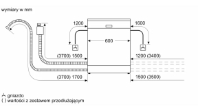 Вбудована посудомийна машина Bosch SMV46KX55E Вбудована посудомийна машина Bosch SMV46KX55E