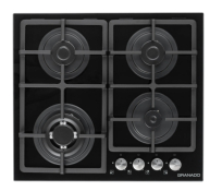 Газова поверхня GRANADO GGH 62-114 Black glass Газова поверхня GRANADO GGH 62-114 Black glass