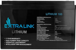 Акумуляторна батарея Extralink LiFePO4 12.8V BMS 160Ah (EX.30462) Акумуляторна батарея Extralink LiFePO4 12.8V BMS 160Ah (EX.30462)