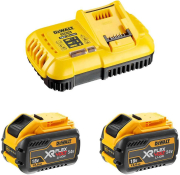 Зарядний пристрій DeWalt DCB118Y2 + Акумулятори 54В XR Li-Ion 12 А-ч (DCB548) 2 шт Зарядний пристрій DeWalt DCB118Y2 + Акумулятори 54В XR Li-Ion 12 А-ч (DCB548) 2 шт
