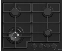 Газовая варочная поверхность KERNAU KGH 6423 T CI Matt Black