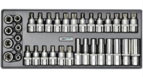 Набір головок -біт WHIRLPOWER AN-SK54 Torx, Spline 1/2 "(36 предметів) в ложементі Набір головок -біт WHIRLPOWER AN-SK54 Torx, Spline 1/2 "(36 предметів) в ложементі