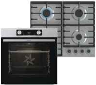 Варильна поверхня газова з духовкою Gorenje BO6737E02XK + G642ABX Варильна поверхня газова з духовкою Gorenje BO6737E02XK + G642ABX
