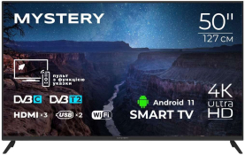 Телевизор Mystery MTV-5060UDT2 Black Телевизор Mystery MTV-5060UDT2 Black