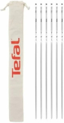 Набор шампуров Tefal сталь, серый, 6 шт (K185S734) Набор шампуров Tefal сталь, серый, 6 шт (K185S734)