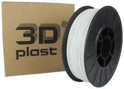 Филамент 3Dplast PLA 1.75mm 0.85kg white (3DPLA17508WT)