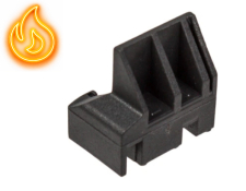 Тримач (нижній лівий) внутрішнього скла дверей для духовки Hansa/Amica (8050963)