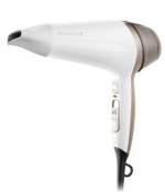 Фен Remington D5720 Thermacare Pro, 2200 Вт, потік 90 км/год, 3 температури, 2 швидкості, білий