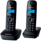 Радіотелефон DECT Panasonic KX-TG1612UAH Black Grey Радіотелефон DECT Panasonic KX-TG1612UAH Black Grey