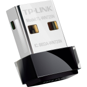 WiFi-адаптер TP-Link TL-WN725N 802.11n, 2.4 ГГц, N150, USB 2.0, nano WiFi-адаптер TP-Link TL-WN725N 802.11n, 2.4 ГГц, N150, USB 2.0, nano