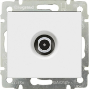 Valena Classic Legrand розетка TV "звезда" штекер белая Valena Classic Legrand розетка TV "звезда" штекер белая