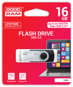 Флеш-накопитель USB3.0 16GB GOODRAM UTS3 (Twister) Black (UTS3-0160K0R11) Флеш-накопитель USB3.0 16GB GOODRAM UTS3 (Twister) Black (UTS3-0160K0R11)
