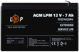 Акумуляторна батарея LogicPower LPM 12V-7AH AGM (3862) Акумуляторна батарея LogicPower LPM 12V-7AH AGM (3862)