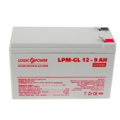 Аккумуляторная батарея LogicPower 12V 9AH (LPM-GL 12 - 9 AH) GEL Аккумуляторная батарея LogicPower 12V 9AH (LPM-GL 12 - 9 AH) GEL