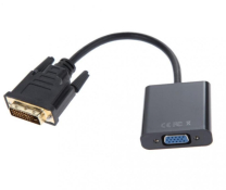 Адаптер ATcom DVI - VGA 0.1m Black (9214) Адаптер ATcom DVI - VGA 0.1m Black (9214)