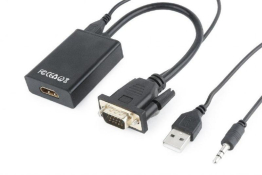 Перехідник Cablexpert A-VGA-HDMI-01 Перехідник Cablexpert A-VGA-HDMI-01