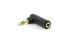 Адаптер Cablexpert A-3.5M-3.5FL Адаптер Cablexpert A-3.5M-3.5FL
