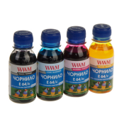 Комплект чорнила WWM EPSON L110/210/355 B/C/M/Y (E64SET4-2) 4*100г Комплект чорнила WWM EPSON L110/210/355 B/C/M/Y (E64SET4-2) 4*100г