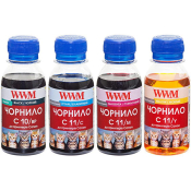 Комплект чорнила WWM CANON PG510BP/CL511 B/C/M/Y (C10/11SET4-2) 4*100г Комплект чорнила WWM CANON PG510BP/CL511 B/C/M/Y (C10/11SET4-2) 4*100г