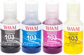 Комплект чернил WWM для Epson L3100/3110/3150 4х140г B/C/M/Y (E103SET4) Комплект чернил WWM для Epson L3100/3110/3150 4х140г B/C/M/Y (E103SET4)