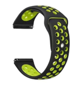 Ремінець BeCover Nike Style для Xiaomi Amazfit Bip/Bip Lite/Bip S Lite/GTR 42mm/GTS/TicWatch S2/TicWatch E Black-Yellow (705706) Ремінець BeCover Nike Style для Xiaomi Amazfit Bip/Bip Lite/Bip S Lite/GTR 42mm/GTS/TicWatch S2/TicWatch E Black-Yellow (705706)