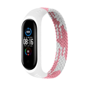 Ремінець BeCover Elastic Nylon Style для Xiaomi Mi Smart Band 5/Mi Smart Band 6 (Size S) Pink/White (706142) Ремінець BeCover Elastic Nylon Style для Xiaomi Mi Smart Band 5/Mi Smart Band 6 (Size S) Pink/White (706142)