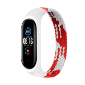 Ремінець BeCover Elastic Nylon Style для Xiaomi Mi Smart Band 5/Mi Smart Band 6 (Size L) Red/White (706159) Ремінець BeCover Elastic Nylon Style для Xiaomi Mi Smart Band 5/Mi Smart Band 6 (Size L) Red/White (706159)