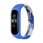 Ремінець BeCover Elastic Nylon Style для Xiaomi Mi Smart Band 5/Mi Smart Band 6 (Size L) Blue/White (706162) Ремінець BeCover Elastic Nylon Style для Xiaomi Mi Smart Band 5/Mi Smart Band 6 (Size L) Blue/White (706162)