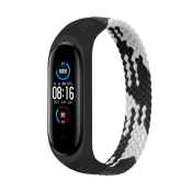 Ремінець BeCover Elastic Nylon Style для Xiaomi Mi Smart Band 5/Mi Smart Band 6 (Size L) Black/White (706158) Ремінець BeCover Elastic Nylon Style для Xiaomi Mi Smart Band 5/Mi Smart Band 6 (Size L) Black/White (706158)