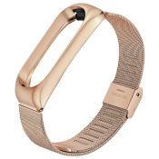 Ремешок BeCover Metal для Xiaomi Mi Band 4/3 Rose Gold (704654) Ремешок BeCover Metal для Xiaomi Mi Band 4/3 Rose Gold (704654)