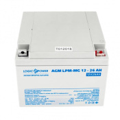 Аккумулятор для ИБП LogicPower LPM-MG 12 - 26 AH (6557) Аккумулятор для ИБП LogicPower LPM-MG 12 - 26 AH (6557)