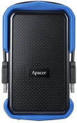 Зовнішній жорсткий диск 2.5" USB 1.0TB Apacer AC631 Black/Blue (AP1TBAC631U-1) Зовнішній жорсткий диск 2.5" USB 1.0TB Apacer AC631 Black/Blue (AP1TBAC631U-1)