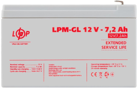 Акумуляторна батарея LogicPower LPM-GL 12V-7.2AH GEL (6561) Акумуляторна батарея LogicPower LPM-GL 12V-7.2AH GEL (6561)